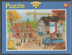 neues Spiel – Puzzle  "Baustelle" 63 Teile