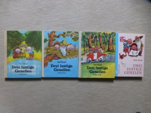 Drei lustige Gesellen - Band 1 + 2 + 3 + 4 erstes zweite drittes viertes Buch , 4 Bände