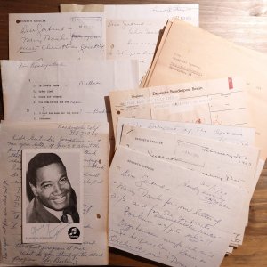 Kenneth Spencer, handschriftlicher Brief und Programmvorschlag mit handschrftl. Ergänzungen + umfangreicher Briefwechsel seiner Frau Josephine mit der […]