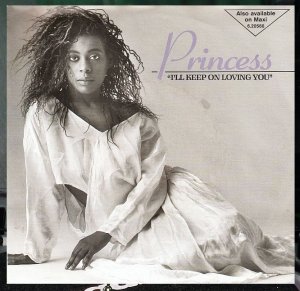 gebrauchter Tonträger – Princess – Princess, I'll keep on loving you, Teldec Germany, Chic 6.14574, Single 1988