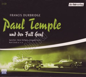 gebrauchtes Hörbuch – Francis Durbridge – Paul Temple und der Fall Genf // Hörspiel auf 3 CDs