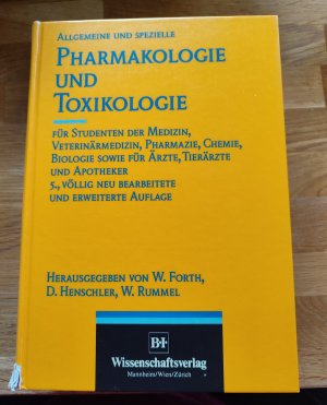 Allgemeine und spezielle Pharmakologie und Toxikologie