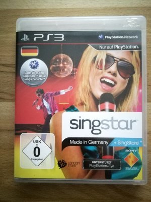 SingStar Made in Germany, PS3, Playstation 3