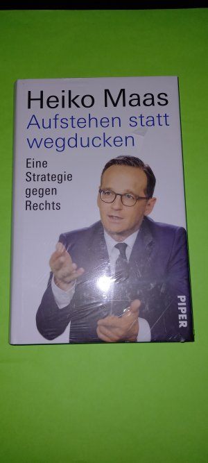 gebrauchtes Buch – Heiko Maas – Aufstehen statt wegducken - Eine Strategie gegen Rechts - originalverpackt