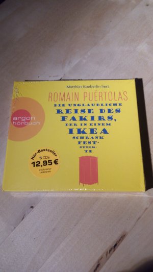 neues Hörbuch – Romain Puértolas – Die unglaubliche Reise des Fakirs, der in einem Ikea-Schrank feststeckte