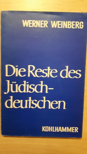 Die Reste des Jüdischdeutschen