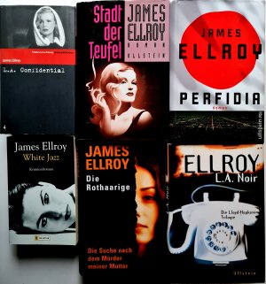 gebrauchtes Buch – JAMES ELLROY  – Konvolut/6 Bände: PERFIDIA / L. A. Noir / STADT DER TEUFEL / Die Rothaarige / WHITE JAZZ /  L. A. Confidential