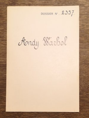 antiquarisches Buch – Andy Warhol – The Thirteen Most Wanted Men. Dossier N 2357