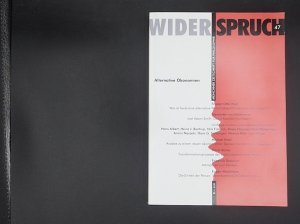 Widerspruch. Münchner Zeitschrift für Philosophie, Nr. 47: Alternative Ökonomien