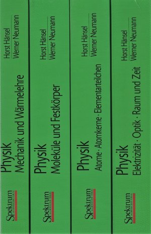 Physik -- Elektrizität - Optik - Raum und Zeit ++ Atome - Aromkerne - Elementarteilchen ++ Moleküle und Festkörper ++ Mechanik und Wärmelehre = 4 Bücher