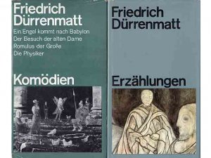 Büchersammlung "Friedrich Dürrenmatt". 4 Titel. 1.) Friedrich Dürrenmatt: Ein Engel kommt nach Babylon, Der Besuch der alten Dame, Romulus der Große, […]