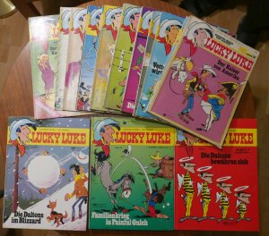 Lucky Luke. Zack-Album 14. Delta: Band 15-16, 18, 20, 21, 23-27, 30, 31, 33, 34, 38, 39, 41-48, 50, 53