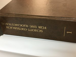 Schott-Messbuch für die Wochentage. Teil I - Advent bis 13. Woche im Jahreskreis. Originaltexte der authent. dt Ausgabe des Meßbuches u. des Lektionars