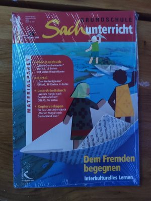 gebrauchtes Buch – Pädagogisch-didaktische Fachzeitschrift – Grundschule Sachunterricht 34/2007: Dem Fremden begegnen/ Heft + Materialpaket (vollständig und noch eingeschweißt)