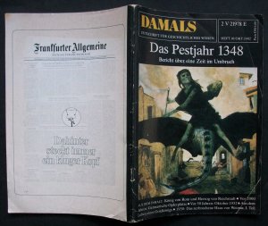 gebrauchtes Buch – Damals Zeitschrift für geschichtliches Wissen Heft 10/Okt. 1982 Das Pestjahr 1348 Bericht über eine Zeit im Umbruch (u.a. Themen)