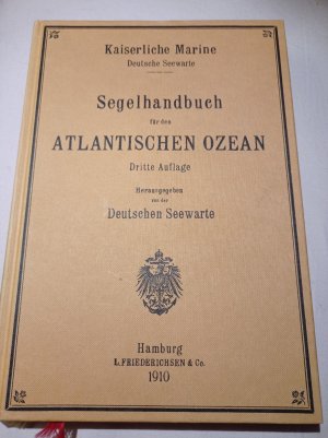 Segelhandbuch für den Atlantischen Ozean.