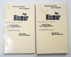 Philosophie de la volonté - Finitude et culpabilité.. Vol.I: L