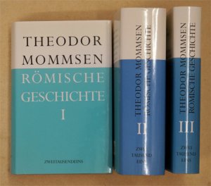 Römische Geschichte (3 Bde., compl.). 1. Bd: Bis zur Schlacht von Pydna, mit einer Militärkarte von Italien; 2. Bd.: Von der Schlacht von Pydna bis auf […]