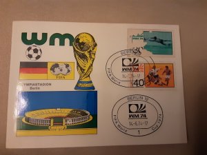 gebrauchtes Buch – Erinnerungsbrief, WM 1974, FIFA, Olympiastadion Berlin