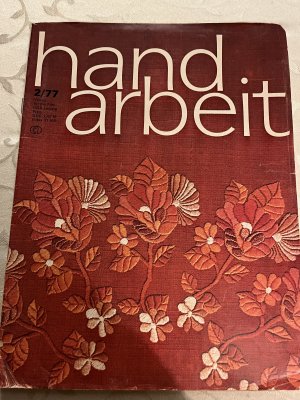 gebrauchtes Buch – Handarbeit 2/77 mit Anleitungsbogen