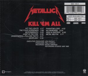 gebrauchter Tonträger – Metallica – Kill 'em All