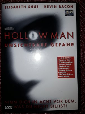 "Hollowman    -  Die unsichtbare Gefahr " Thriller mit  Kevin Bacon       DVD