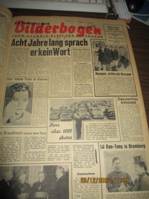 Katholischer Bilderbogen 1953 - 56 Neue Bildpost