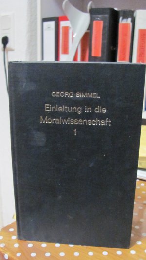 Einleitung in die Moralwissenschaft (Eine Kritik der ethischen Grundbegriffe), 2 Bände komplett