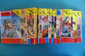 Perry Rhodan, der Erbe des Universums, die große Weltraum-Serie, 24 Hefte, Nr. 101 bis 103, 108, 111, 118, 120, 123 bis 125, 132, 140, 142, 146,149, 150 […]