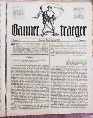 Bannerträger (Monatszeitung-> 2 Nr.. 1921 , ->vollständig 1922 und unvollständig, 10 von 12 Nummern->1923)