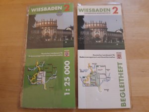 Topographische Sonderkarten Hessen (amtlich) - 1:25000 (TF 25). Sonderblattschnitte... / Blatt 2 Wiesbaden - Topographische Freizeitkarte DTK25