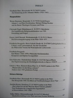 gebrauchtes Buch – Blätter für pfälzische Kirchengeschichte und religiöse Volkskunde - Jahrgang 73 / 2006