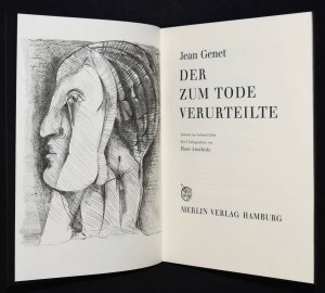 Der zum Tode verurteilte., Deutsch von Gerhard Edler. Mit 5 Lithographien von Hans Anschütz.