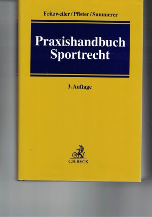 Praxishandbuch Sportrecht