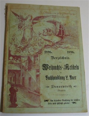 Katalog Weihnachts-Artikel Buchhandlung Auer, 1896