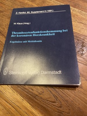 Thrombozytenfunktionshemmung bei der Koronaren Herzkrankheit, Ergebnisse mit Molsidomin