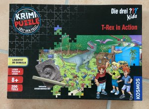 gebrauchtes Spiel – Die drei ??? Kids Krimipuzzle T-Rex in Action