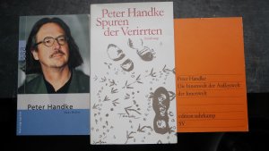 gebrauchtes Buch – Peter Handke – 3 Bücher - Spuren der Verirrten / Die Innenwelt der Außenwelt / Biographie (Sammlung Konvolut) .