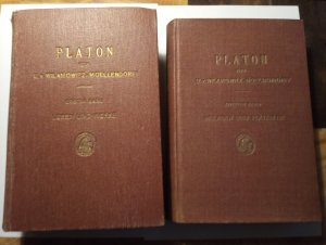 Platon, Band I: Leben und Werk, Band II: Beilagen und Textkritik