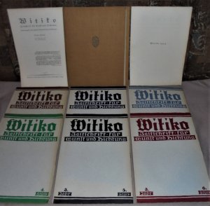 W I T I K O Zeitschrift für Kunst und Dichtung ( 3. Jahr- 1., 2.,3., 4., 5., 6. Stück 1930/ 31 ) mit dem " Der Ackermann " ( Nachrichtenblatt der Literarischen […]