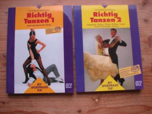 Richtig Tanzen 1 : Lateinamerikanische Tänze - 2 : Langsamer Walzer - Wiener Walzer - Tango - Foxtrott / Quickstep - Slowfox