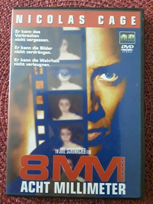 gebrauchter Film – " 8MM"  Acht Millimeter   Thriller   mit Nicolas Cage     DVD