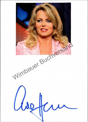 Original Autogramm Eva Herman /// Autogramm Autograph signiert signed signee