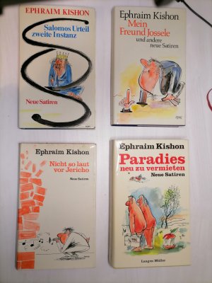 4 Bücher: Paradies neu zu vermieten / Nicht so laut vor Jericho / Mein Freund Jossele / Salomos Urteil zweite Instanz