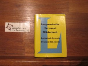 antiquarisches Buch – Langenscheidts Universal-Wörterbuch; Teil: Italienisch. T. 1., Italienisch-Deutsch / Deutsch -Italienisch