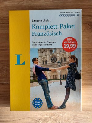 Langenscheidt Komplett-Paket Französisch - Sprachkurs mit 2 Büchern, 8 Audio-CDs, 1 DVD-ROM, MP3-Download - Sprachkurs für Einsteiger und Fortgeschrittene