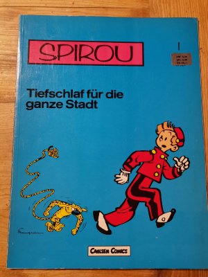 Spirou 1-12:] Tiefschlaf für die ganze Stadt + Ein eisgekühlter Gast taut auf + Goldminen und Gorillas + Masurpilami auf Freiersfüßen + Auf dem Rummelplatz […]