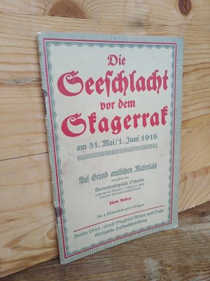 antiquarisches Buch – Scheibe, Albert  – Die Seeschlacht vor dem Skagerrak am 31. Mai/1. Juni 1916. Auf Grund amtlichen Materials dargestellt – Mit 4 Bildertafeln und 5 Skizzen