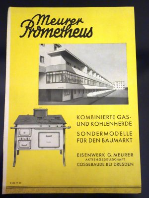 Historische Werbebroschüre Meyer Prometheus / Neues Bauen