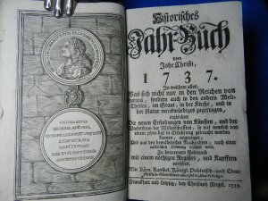 Historisches Jahrbuch von Jahr Christi 1737